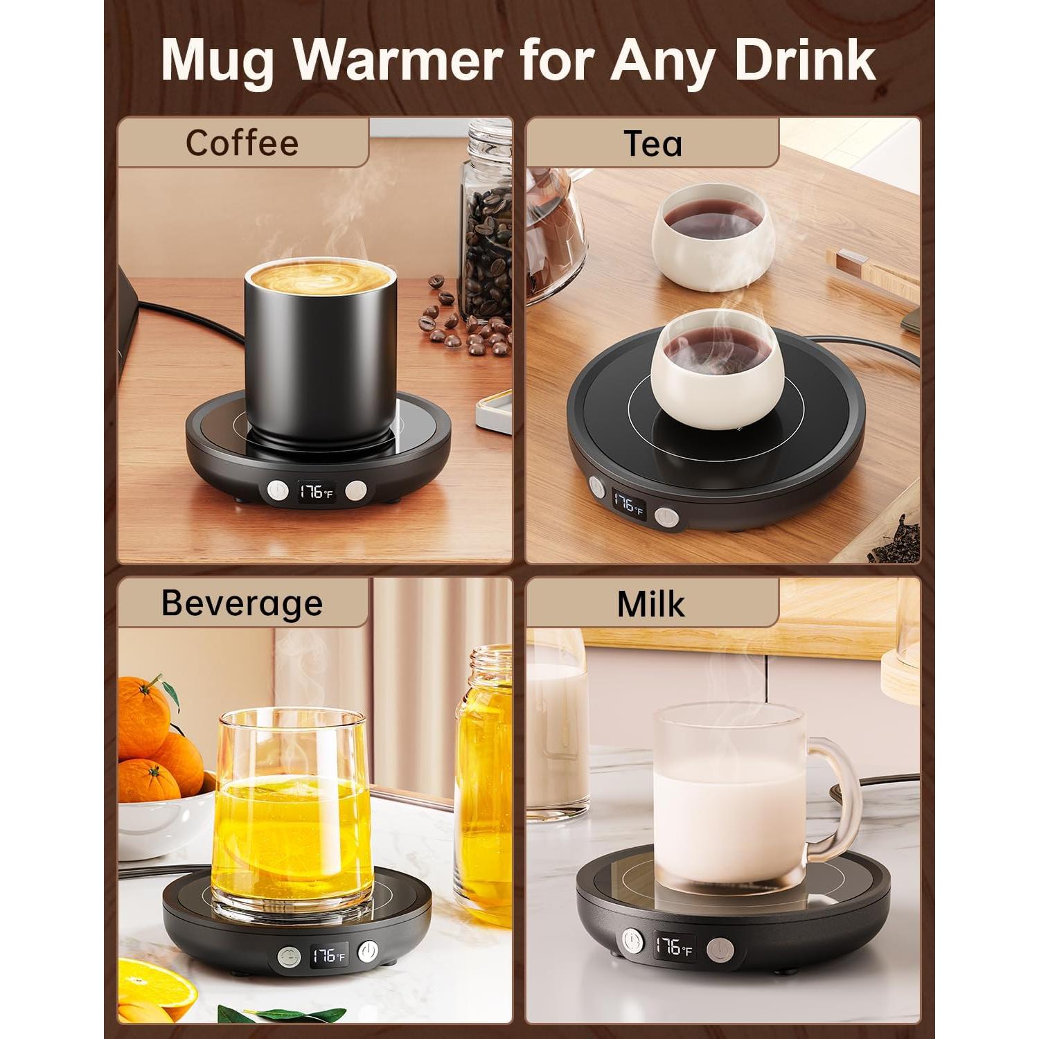 Calentador de Tazas Eléctrico SWEETFULL 36W Negro con Temporizador