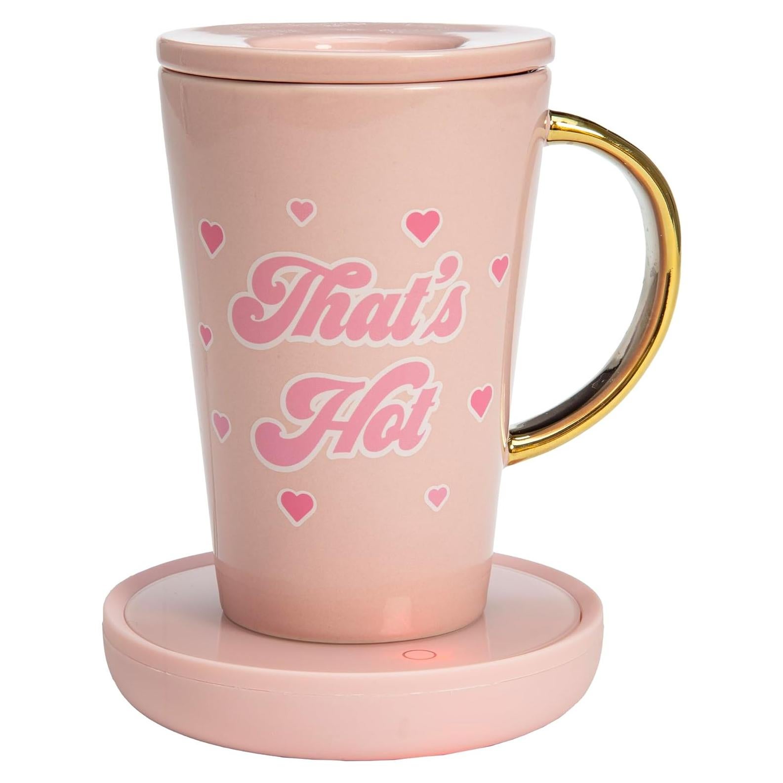 Juego Calentador de Tazas Eléctrico Paris Hilton 14 Onzas Rosa