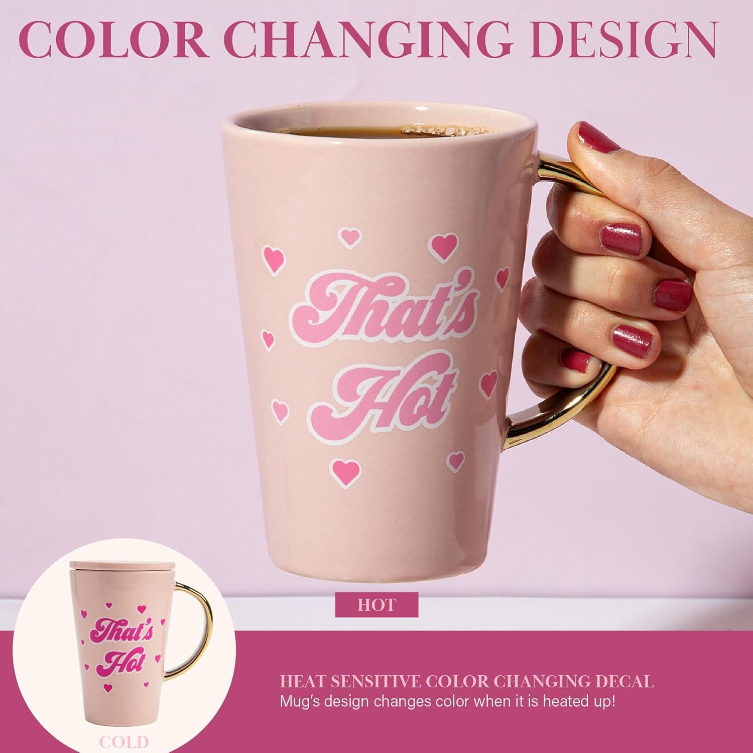 Juego Calentador de Tazas Eléctrico Paris Hilton 14 Onzas Rosa