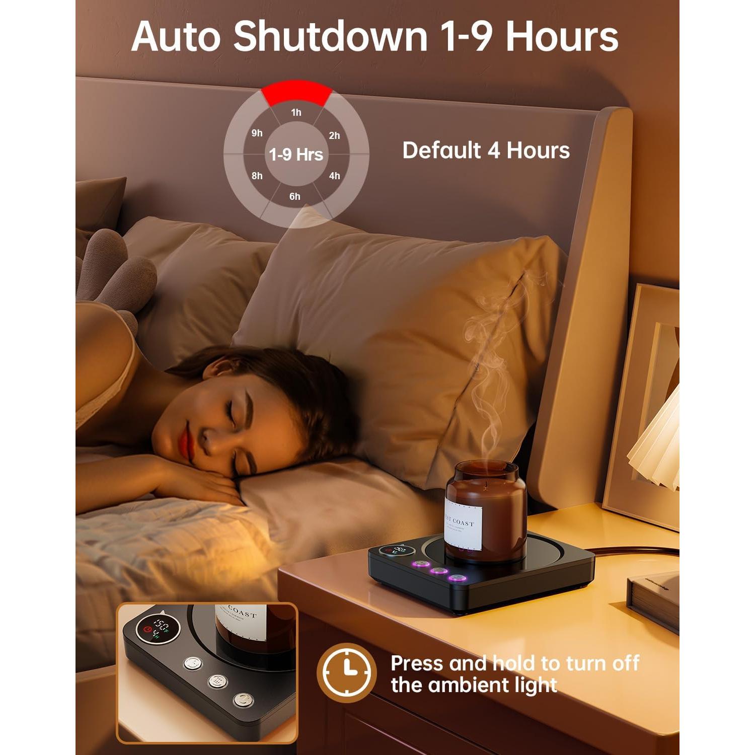 Calentador de Tazas SWEETFULL 36W con Pantalla LED y Temporizador