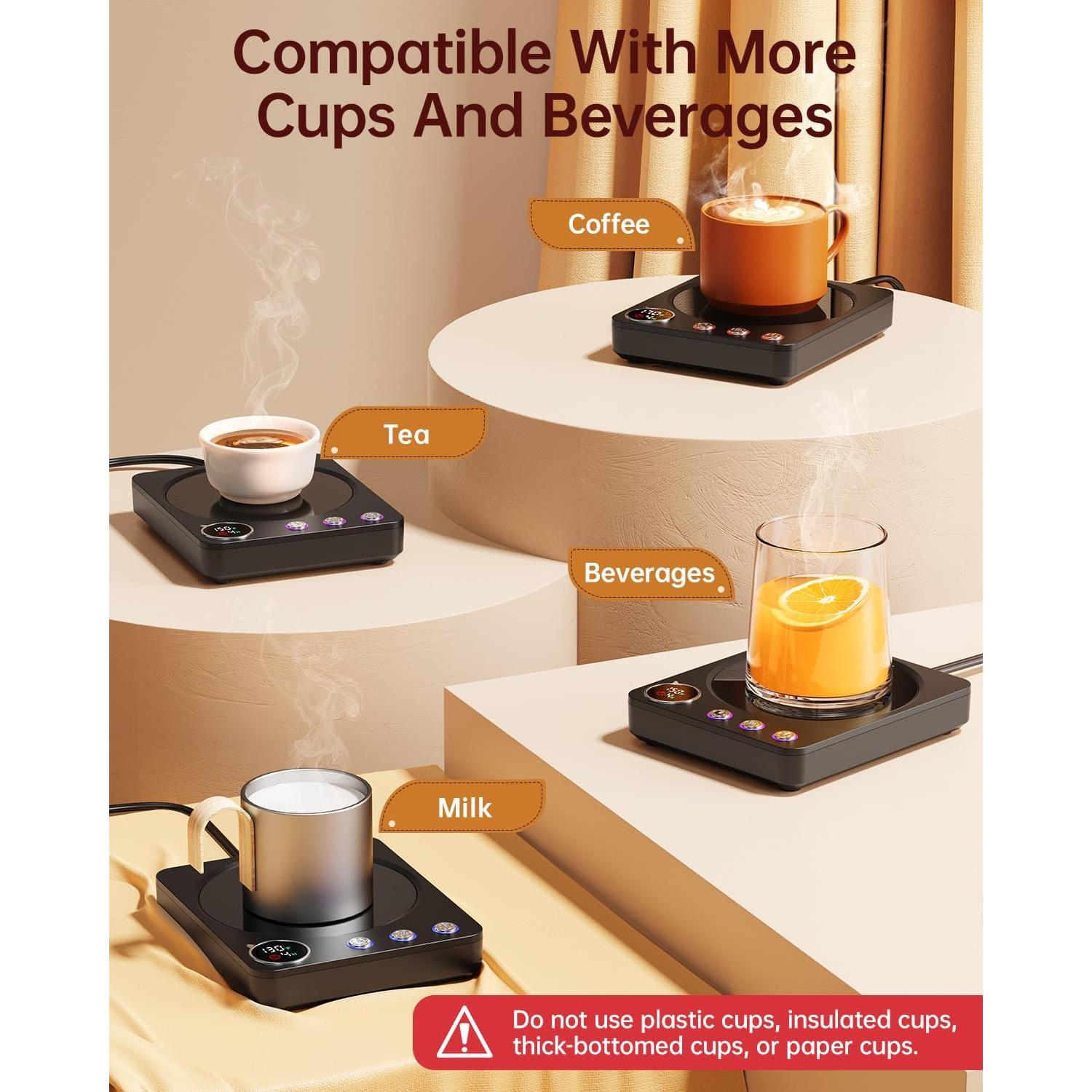 Calentador de Tazas SWEETFULL 36W con Pantalla LED y Temporizador