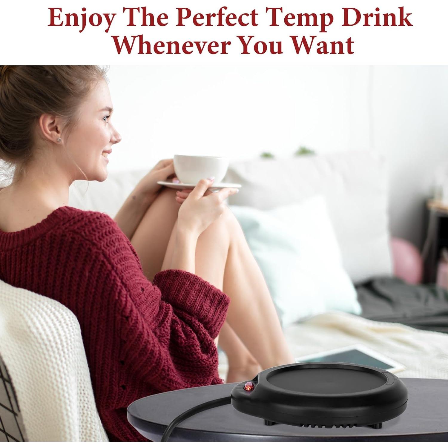 Calentador de Cera Dialan's 17W Negro para Velas y Bebidas