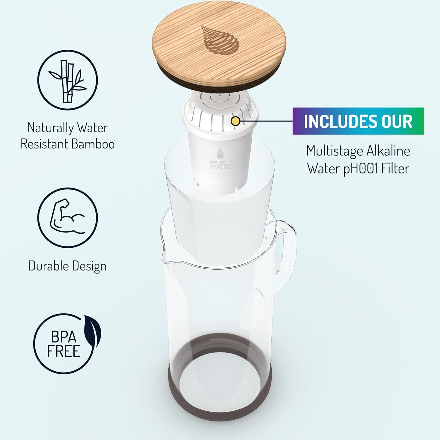 Jarra de Agua Alcalina pH Restore Invigorated Living 3.5L