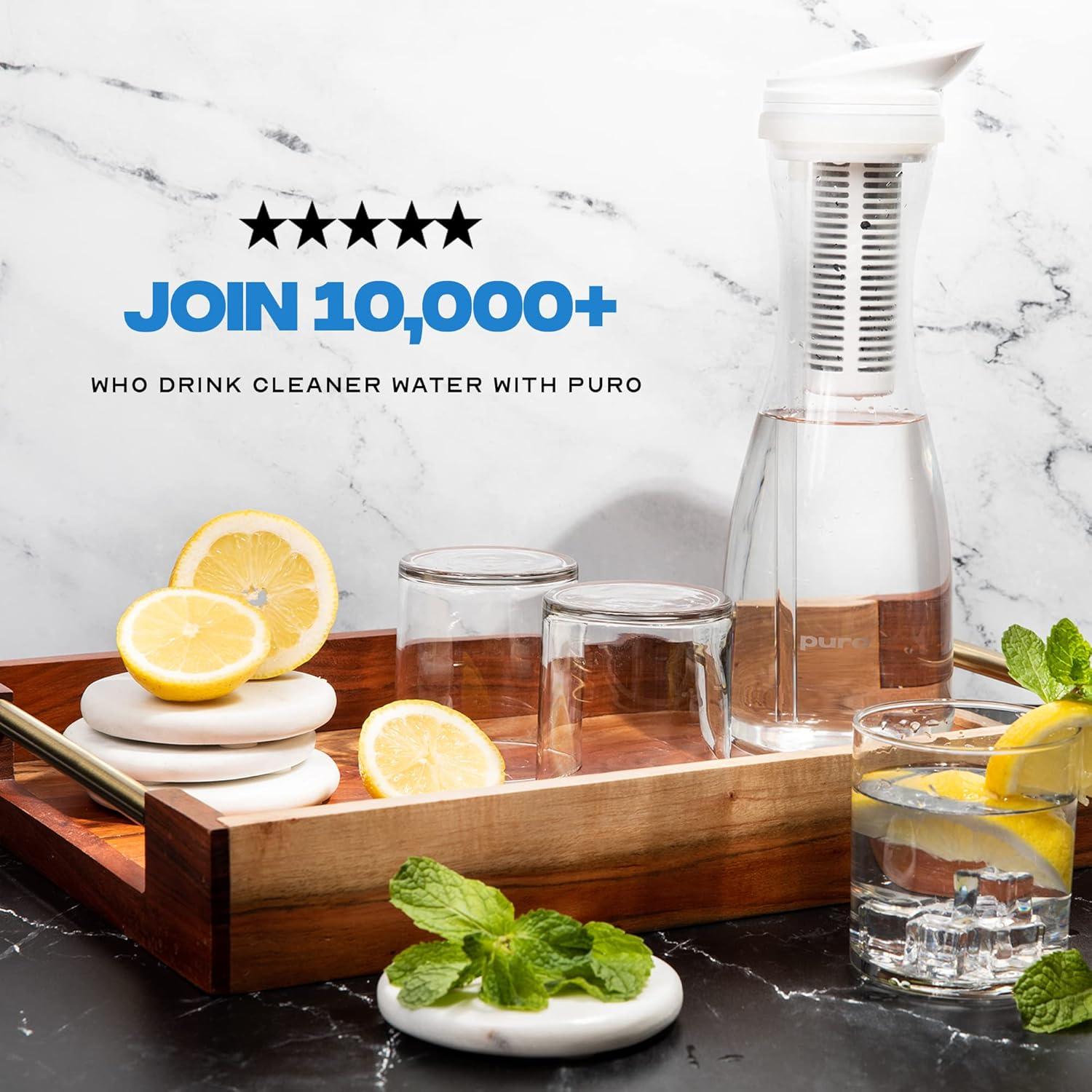 Jarra de Filtro de Agua Puro 1.3L - Elimina Plomo y Cloro