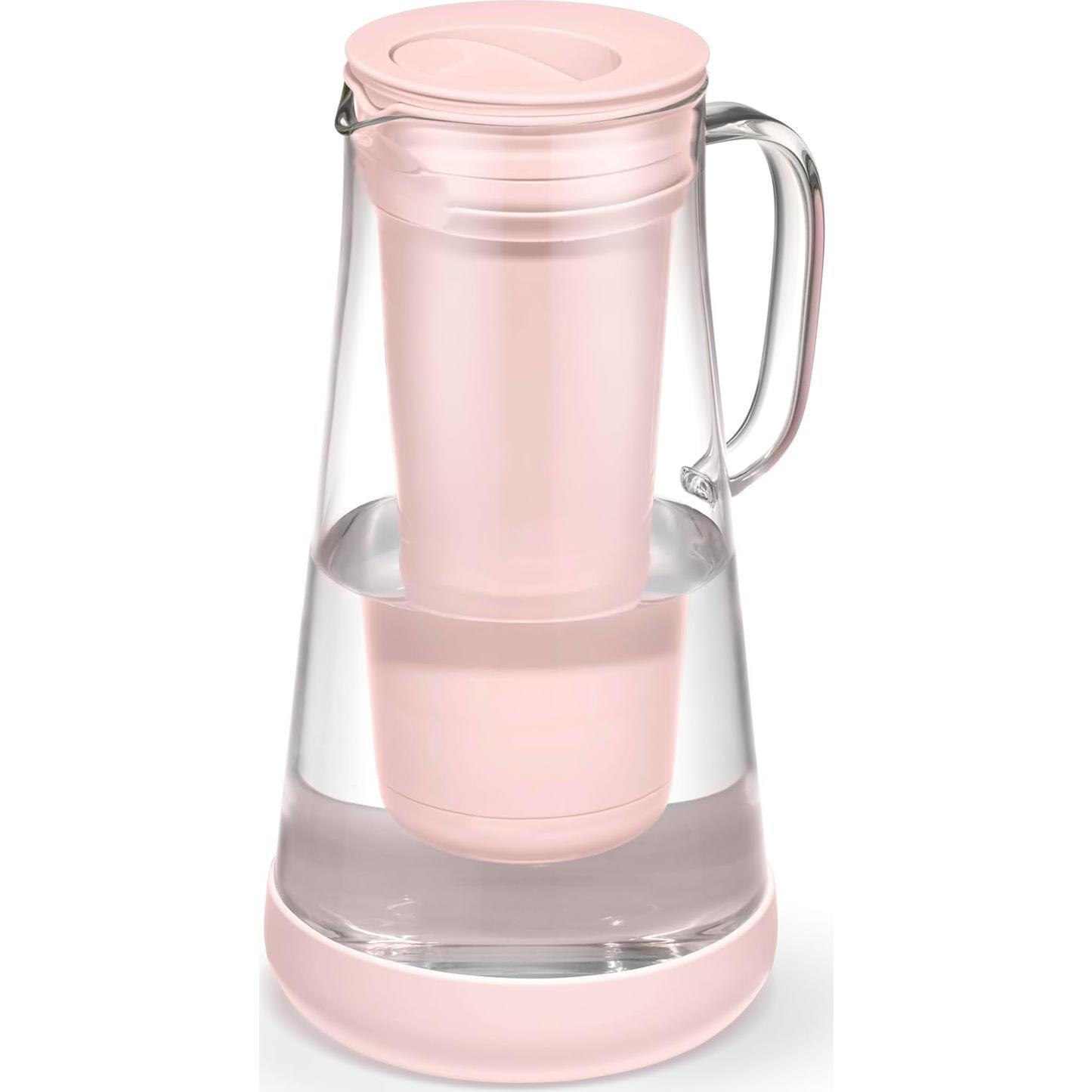 Jarra de Filtro de Agua LifeStraw Home 7 Tazas Vidrio Rosa