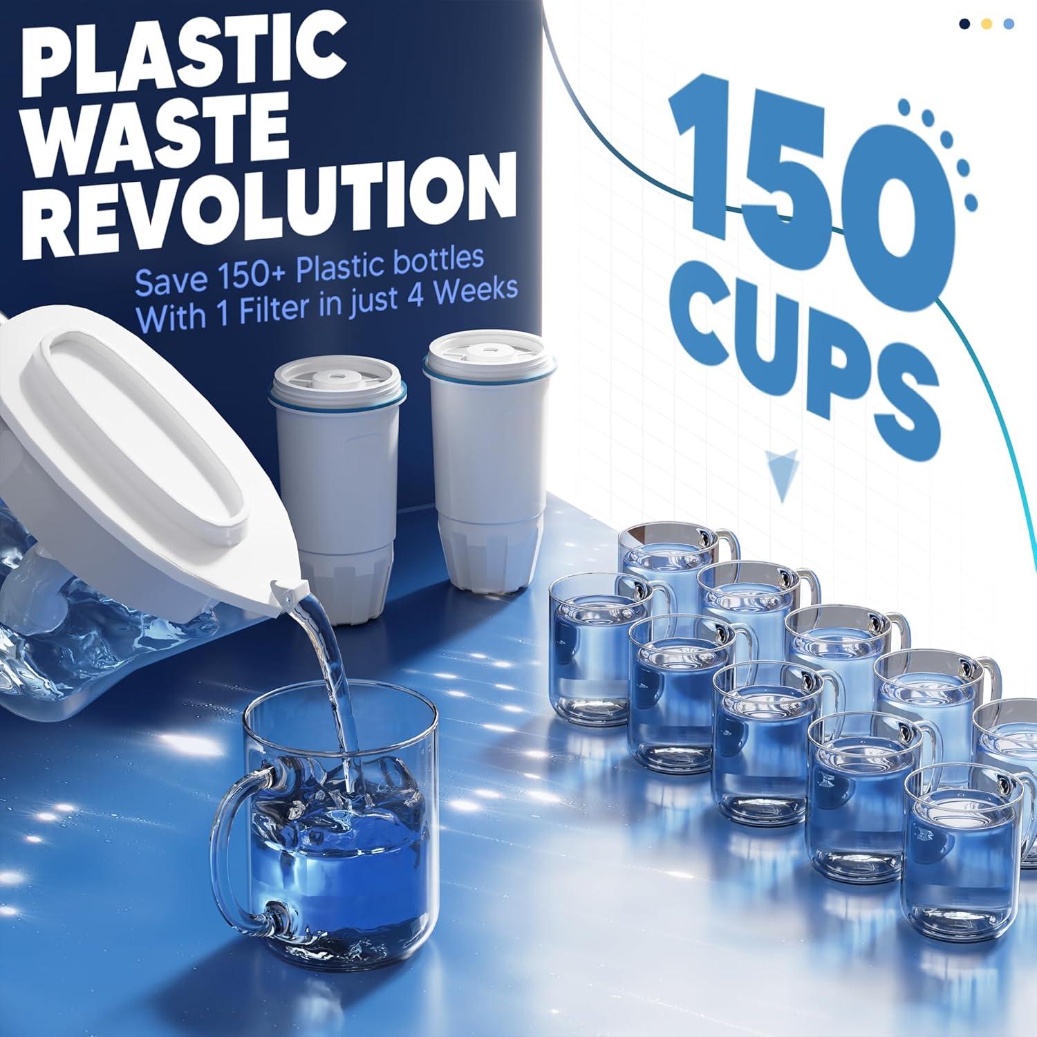 Filtro de Agua BOGDA ZR-001 - 4 Paquetes, 5 Etapas, Reduce Plomo