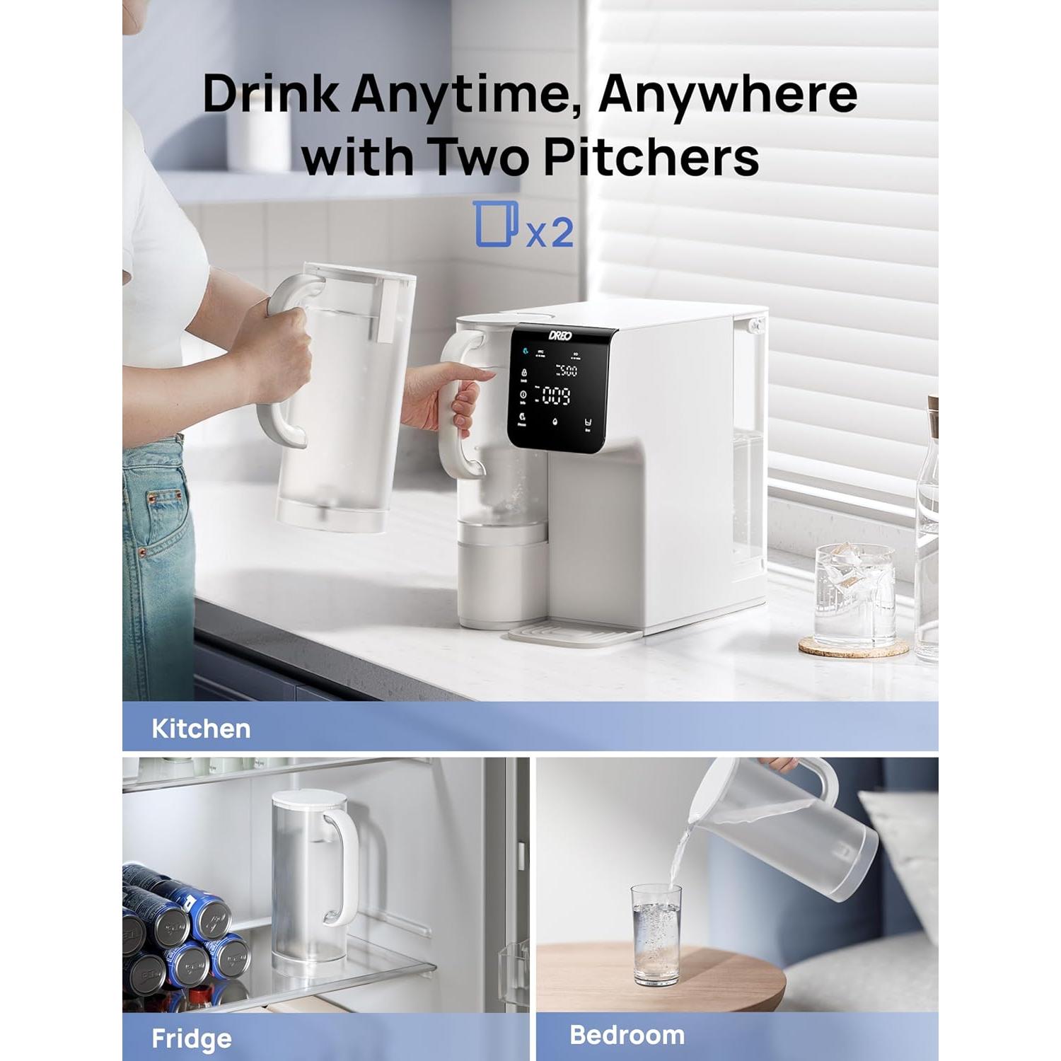 Filtro de Agua Dreo RO de Encimera 7 Etapas Blanco 6.6kg