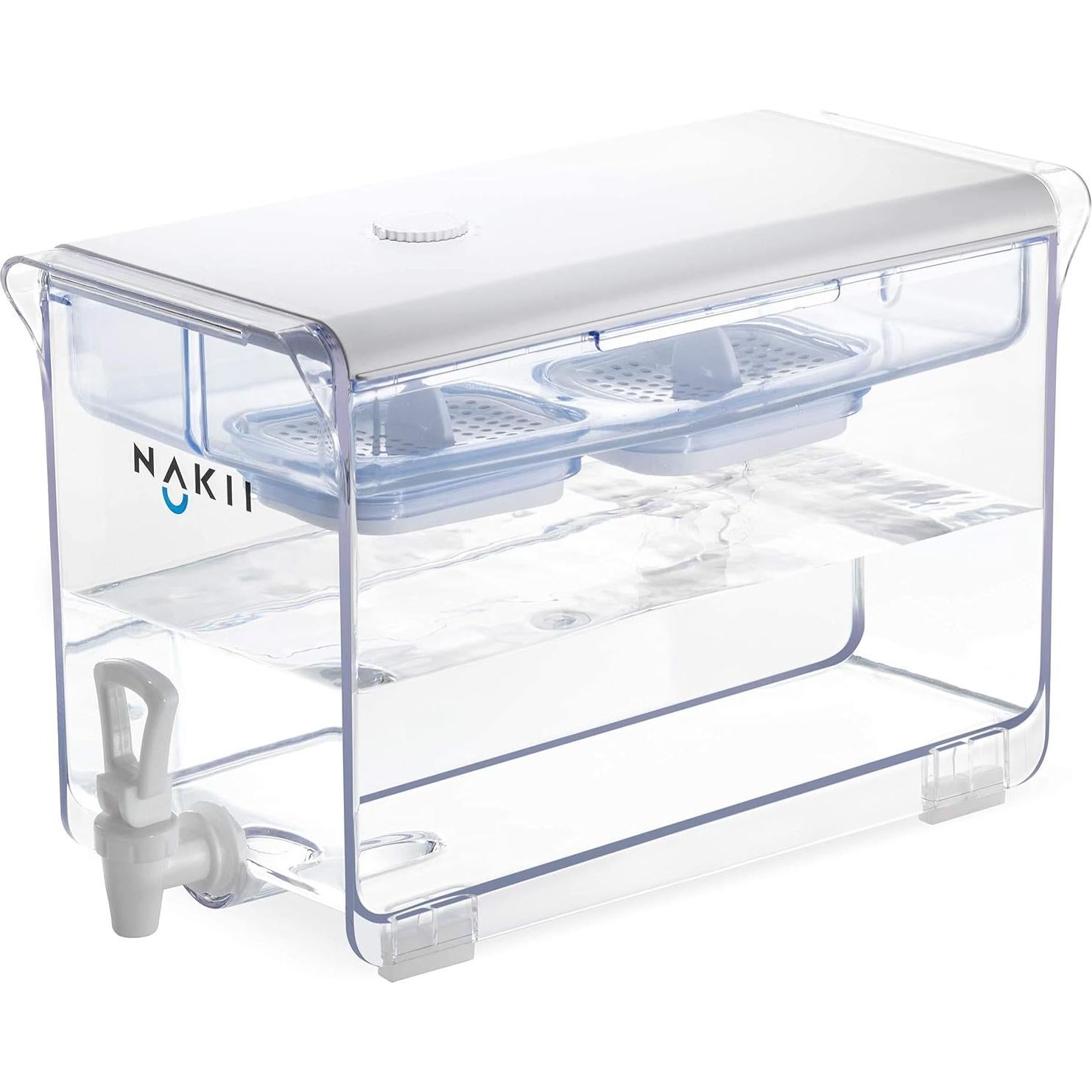 Dispensador de Agua Nakii con 2 Filtros - 18 Tazas, 1135.62 L