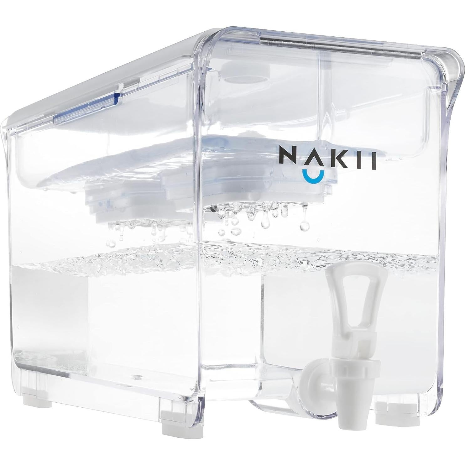 Dispensador de Agua Nakii con 2 Filtros - 18 Tazas, 1135.62 L