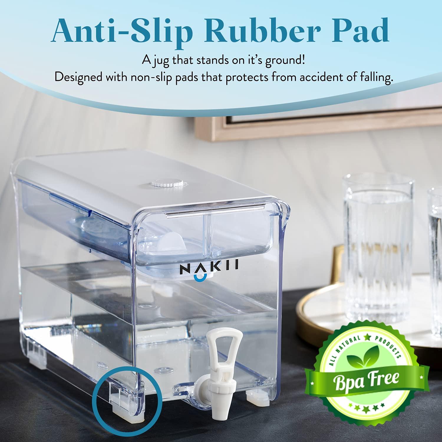 Dispensador de Agua Nakii con 2 Filtros - 18 Tazas, 1135.62 L