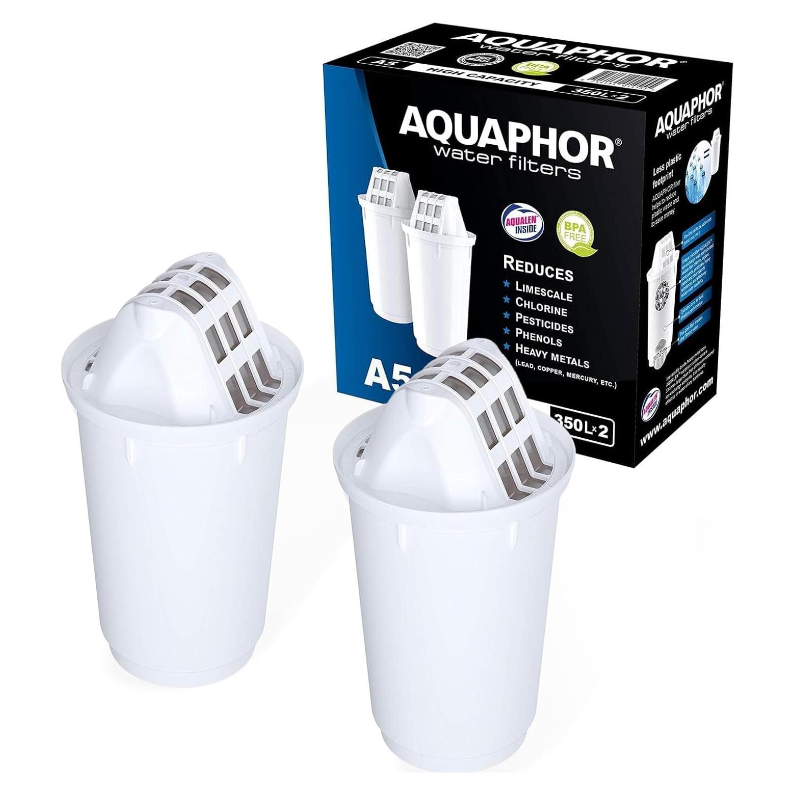 Filtro de Reemplazo Nakii A5 para Jarra de Agua - 2 Unidades