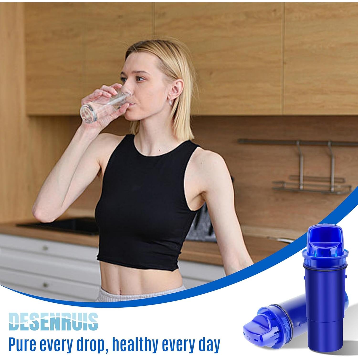 Filtro de Agua DESENRUIS 4-en-1 Compatible con PUR - Paquete de 4