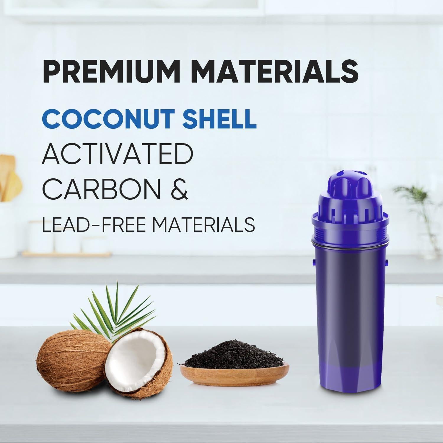 Filtro de Agua PUREPLUS CRF950Z Compatible con Jarras PUR 3PACK