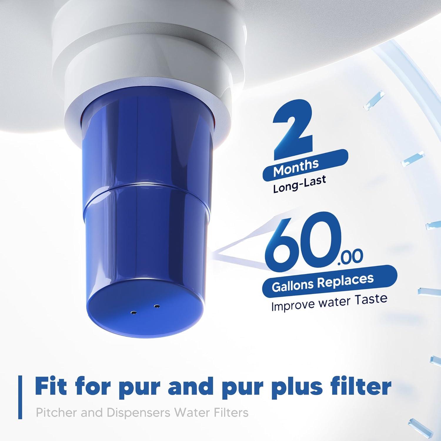 Filtro de Agua BOGDA CRF950Z para Jarras PUR - 4 Unidades