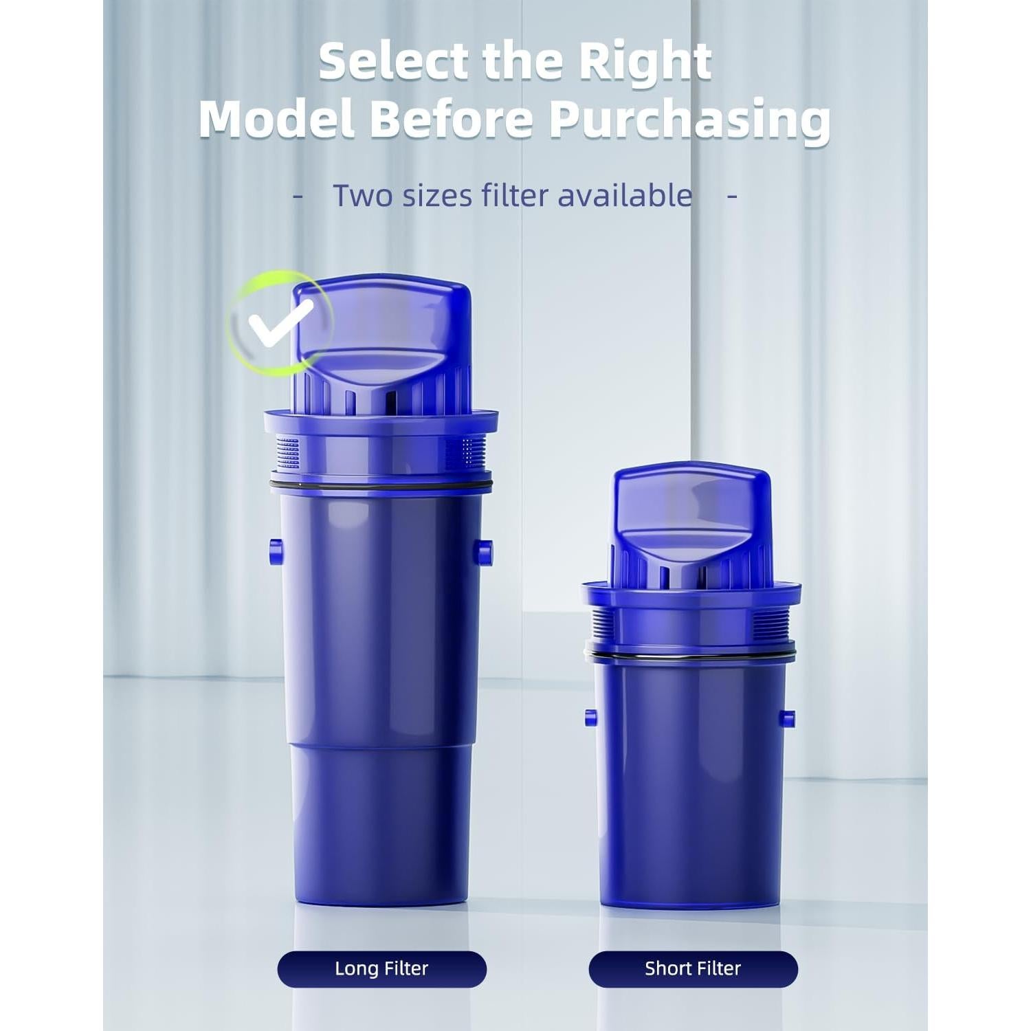 Filtro de Agua DESENRUIS CRF950Z Compatible con PUR - Paquete de 6