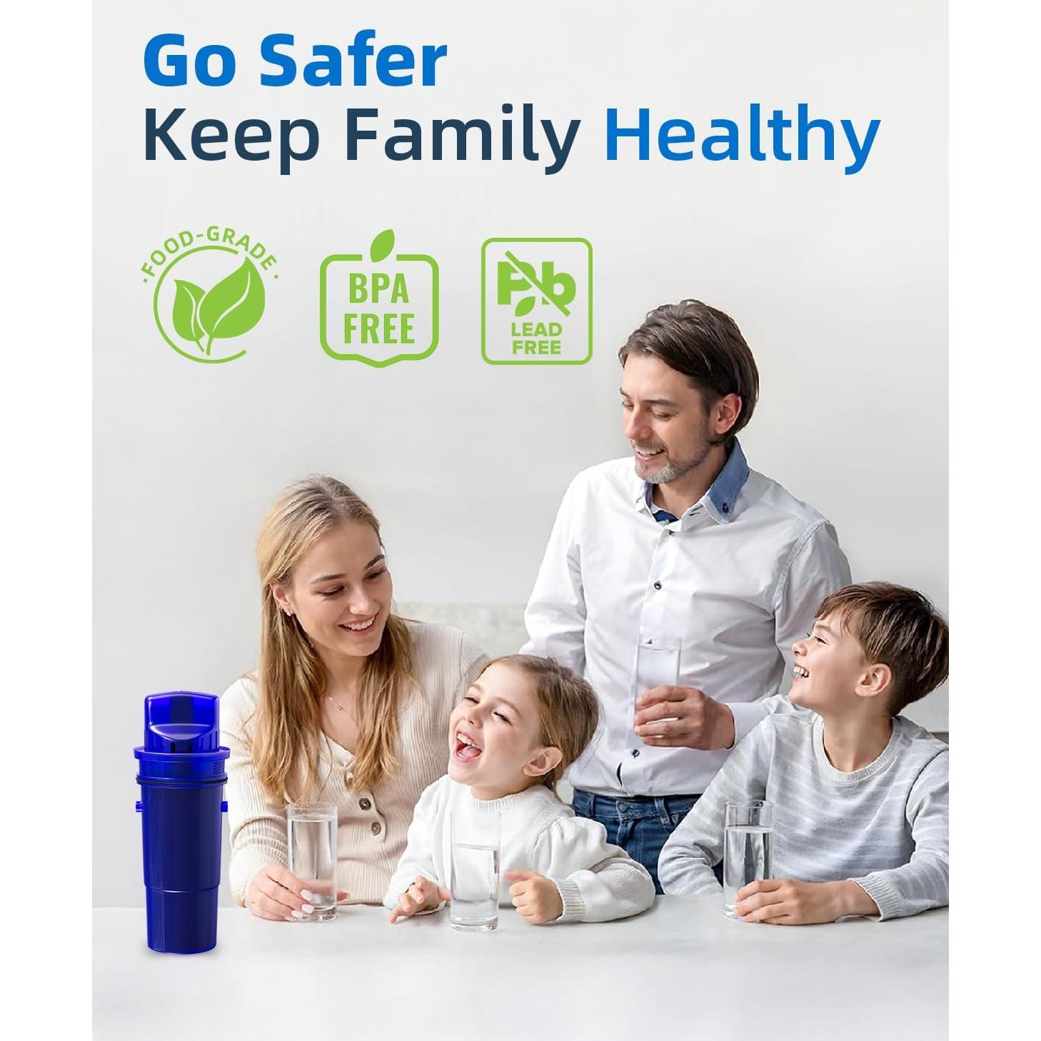 Filtro de Agua DESENRUIS CRF950Z Compatible con PUR - Paquete de 6