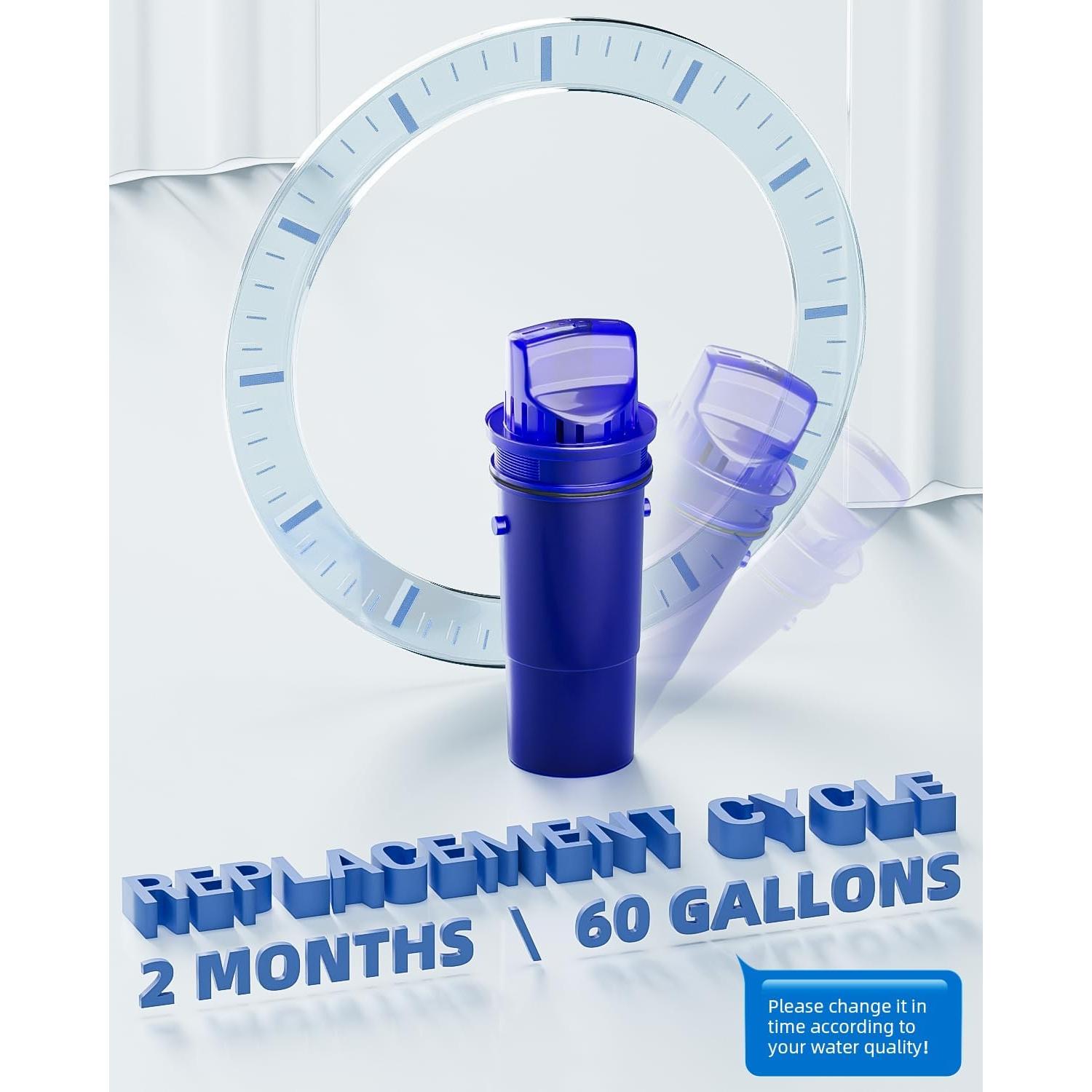 Filtro de Agua DESENRUIS CRF950Z Compatible con PUR - Paquete de 6