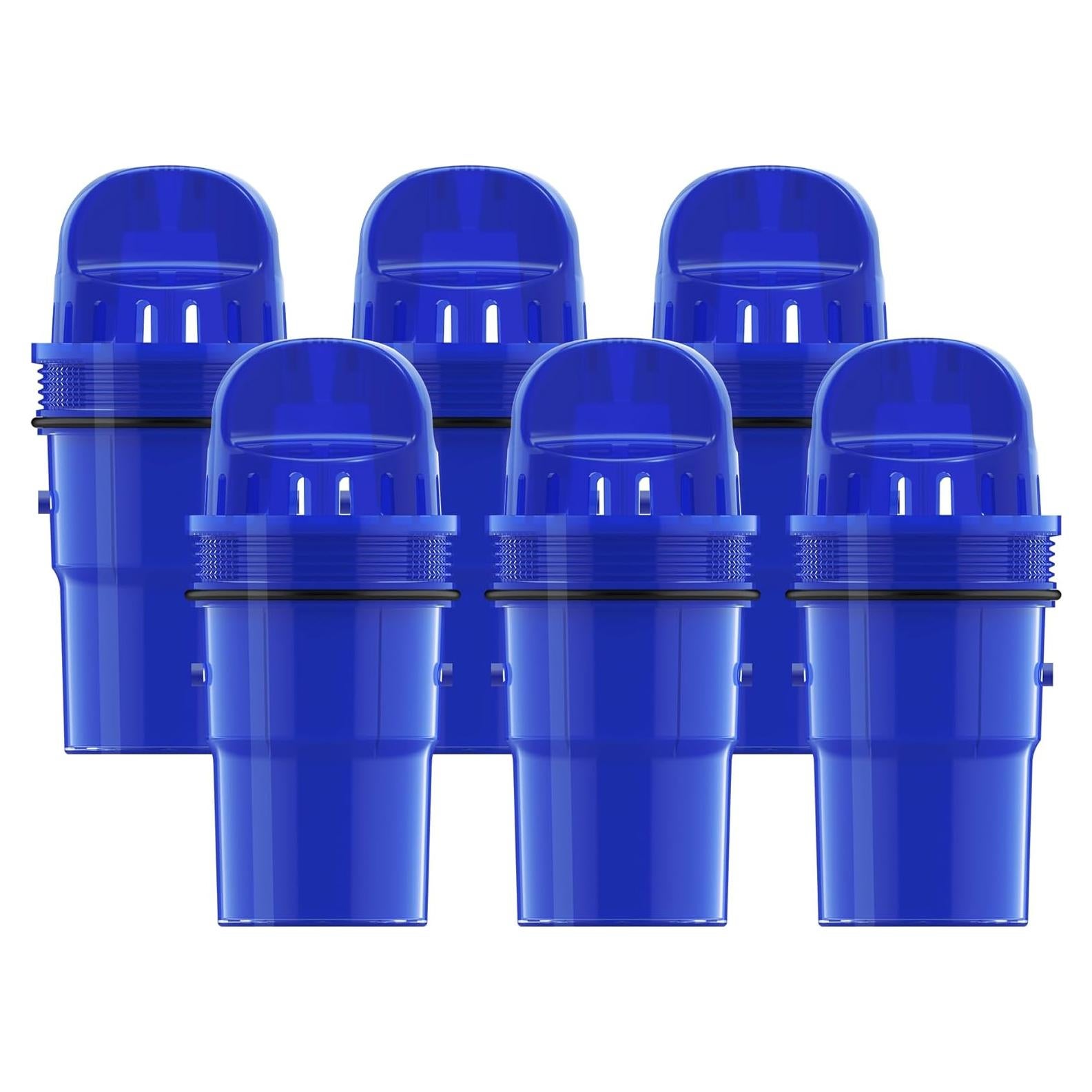 6 Filtros de Agua AQUA CREST para Jarras PUR, Certificado NSF