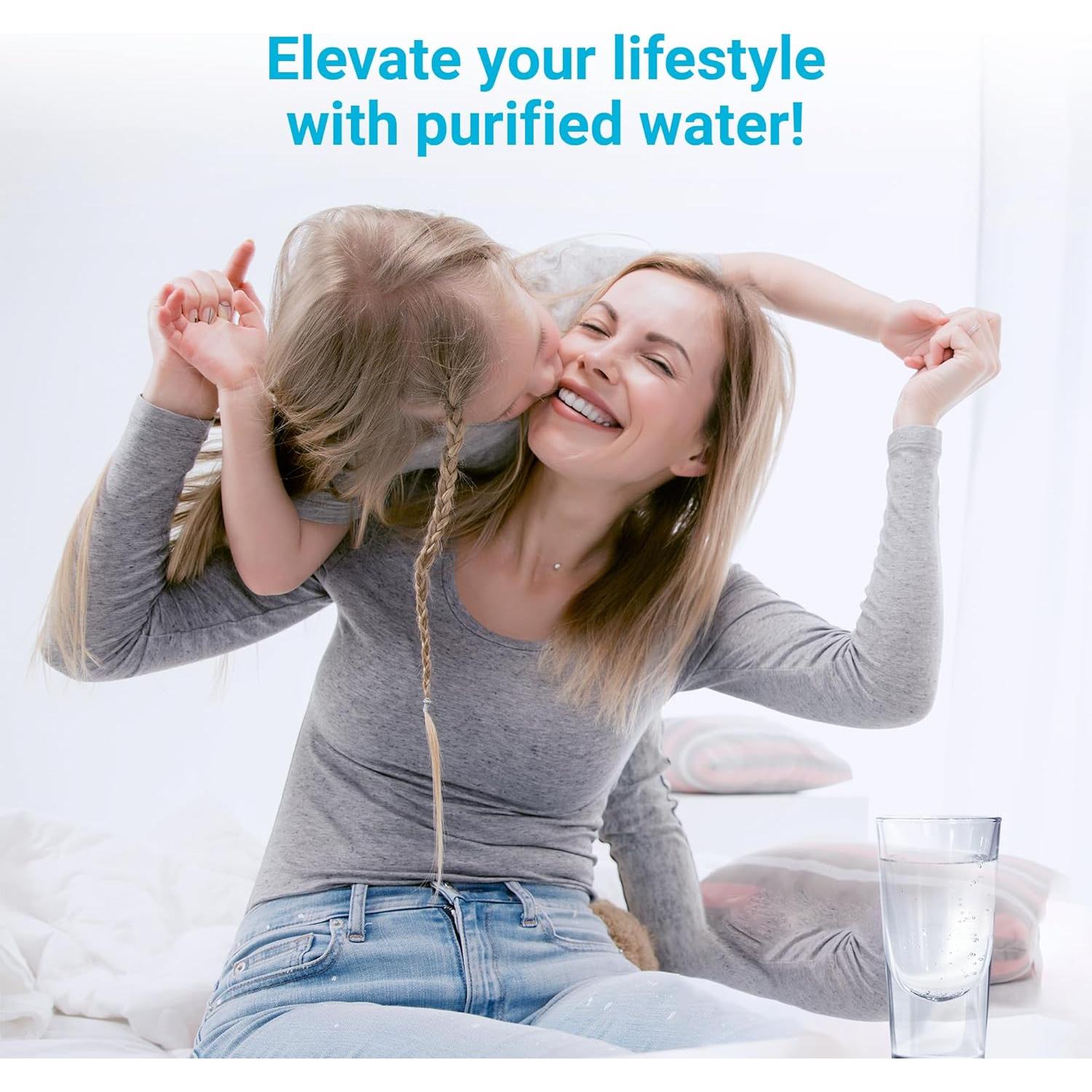 6 Filtros de Agua AQUA CREST para Jarras PUR, Certificado NSF