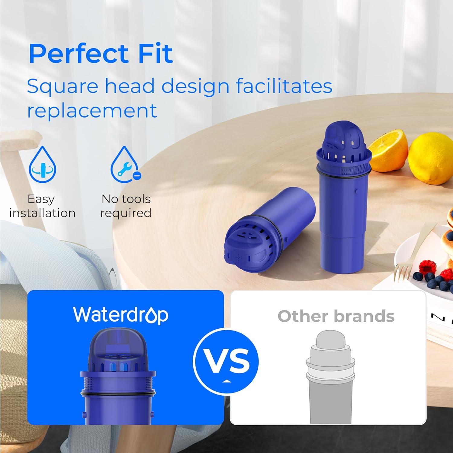 Filtro de Agua Pur Waterdrop WD-CRF-950Z, Paquete de 4