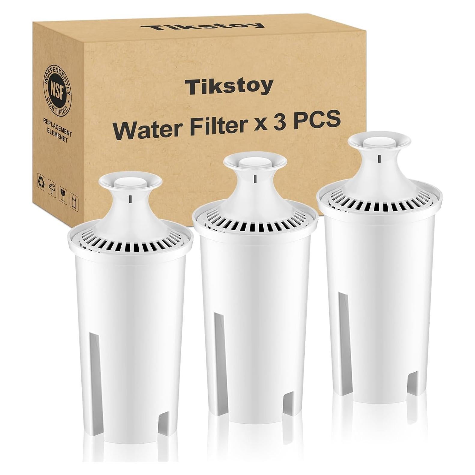 Filtro de Agua Tikstoy Compatible con Brita y Mavea - 3 Unidades