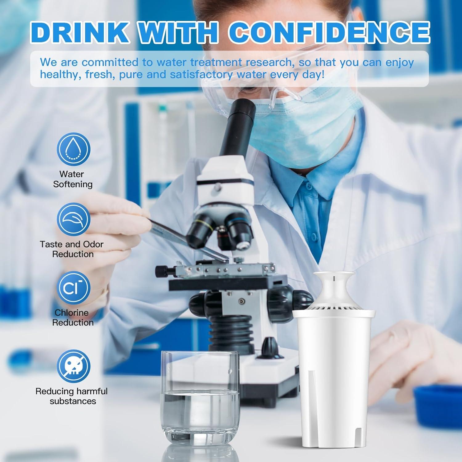 Filtro de Agua Tikstoy Compatible con Brita y Mavea - 3 Unidades