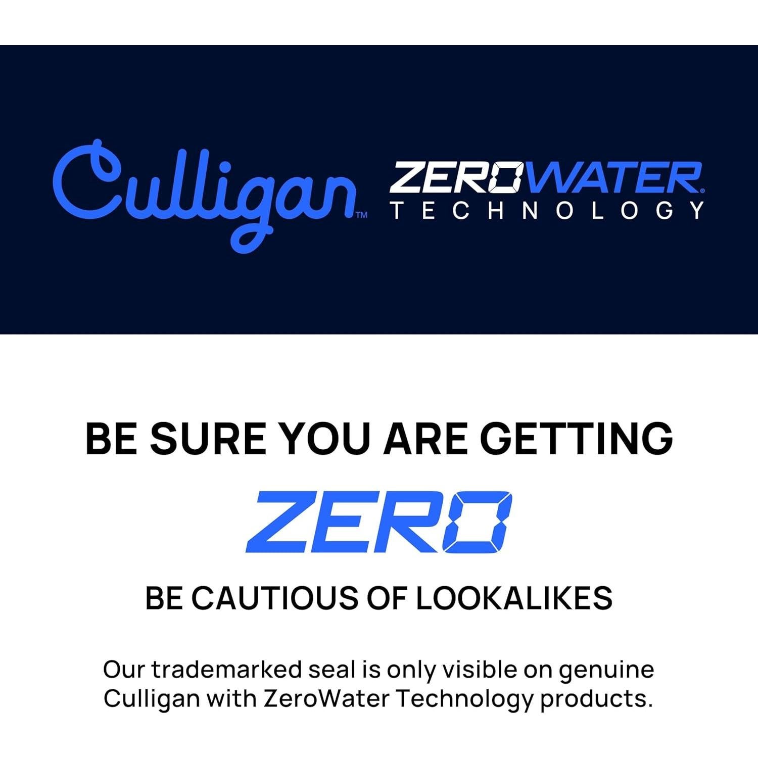 Filtro de Agua Culligan ZeroWater 4-Pack - Reduce Plomo y PFAS