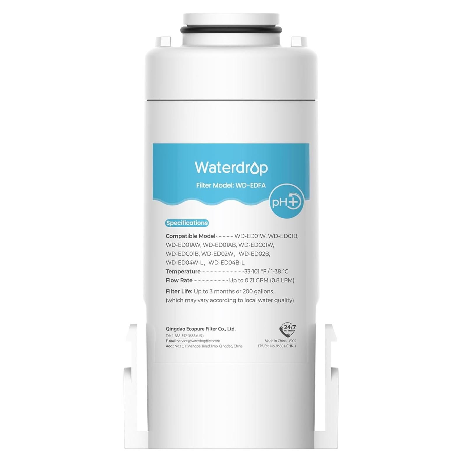 Filtro Alcalino Waterdrop WD-EDFA para Jarra Eléctrica 1 Unidad