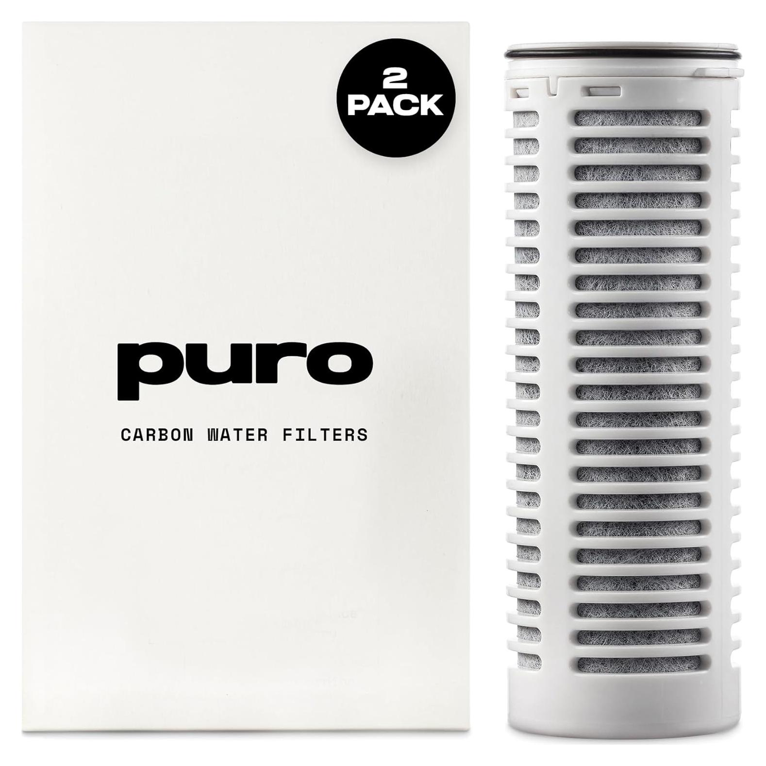 Filtro de Agua Puro para Jarra de Vidrio - 2 Unidades - Filtra 757 Litros