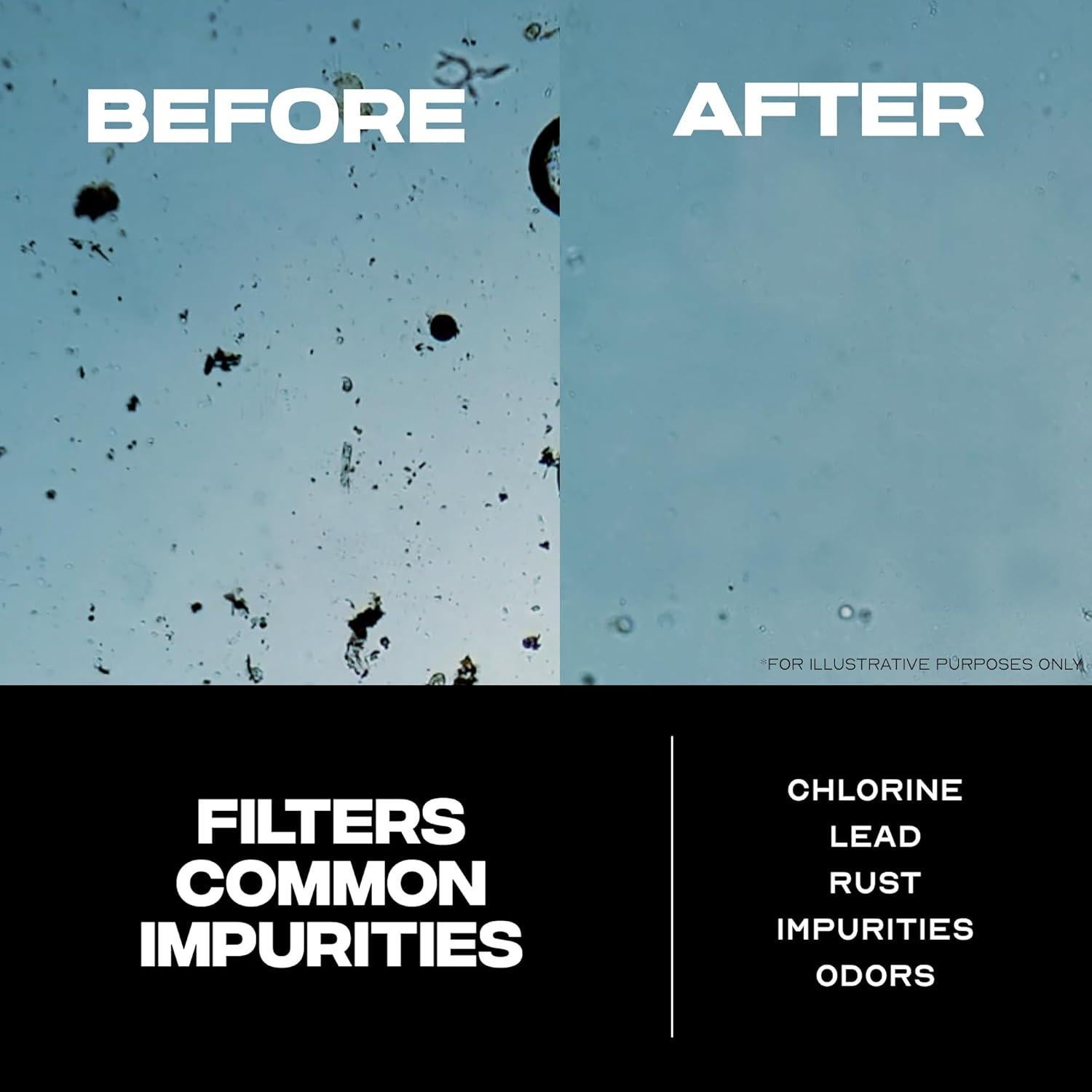 Filtro de Agua Puro para Jarra de Vidrio - 2 Unidades - Filtra 757 Litros