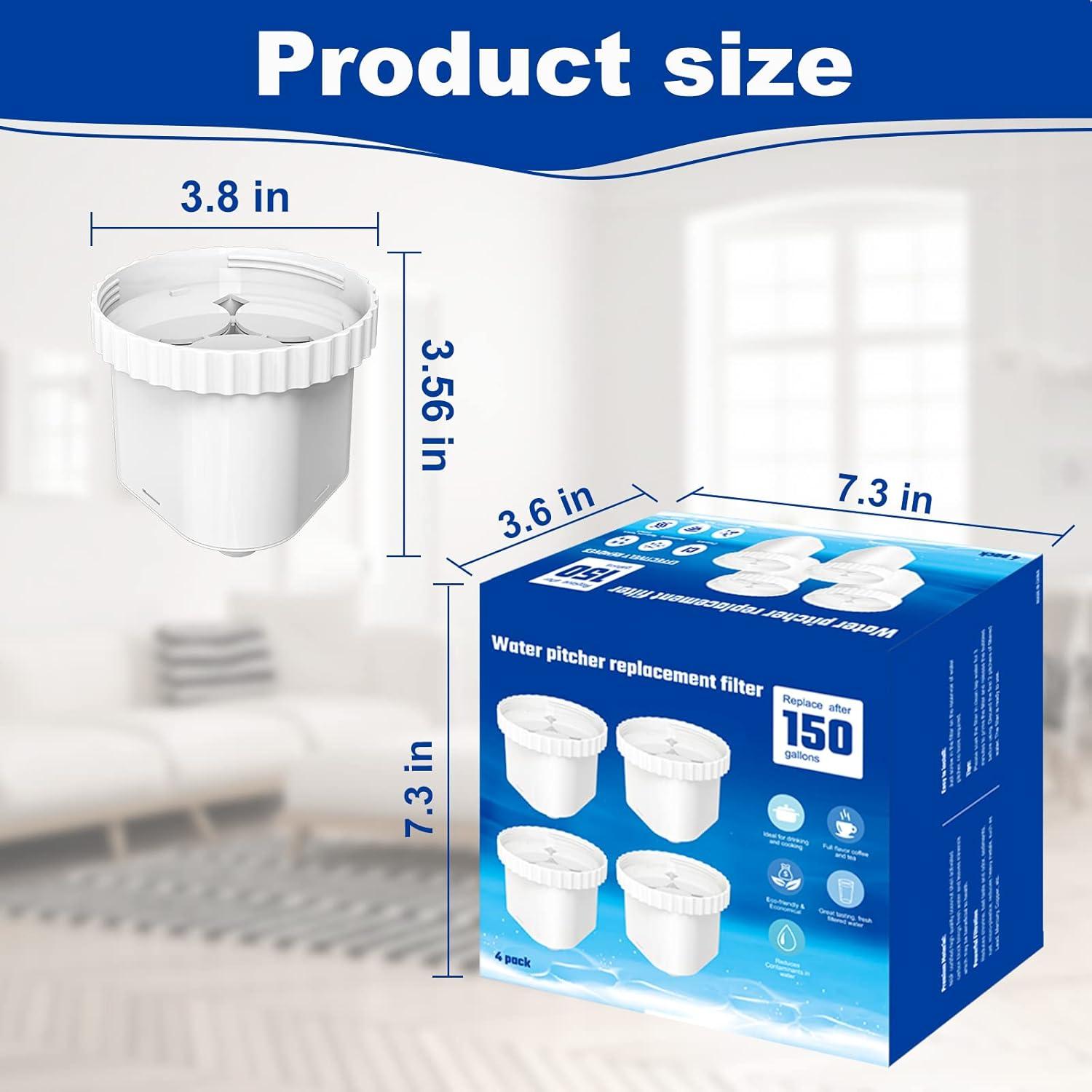 Filtro de Agua IT'S PURE EXPERT - Reemplazo 4 Unidades 567L