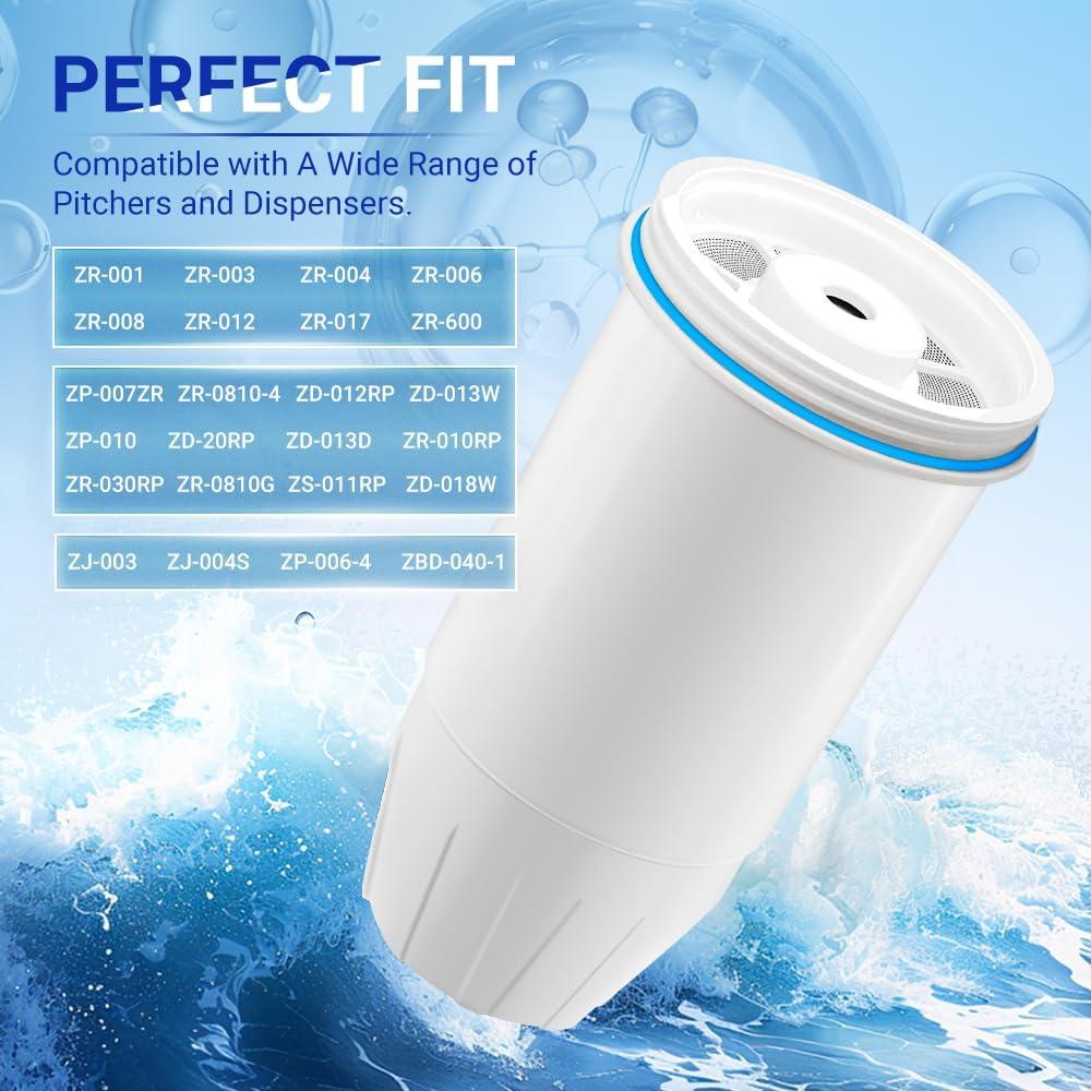 Filtro de Agua DESENRUIS Compatible Jarra Zero - Paquete de 6