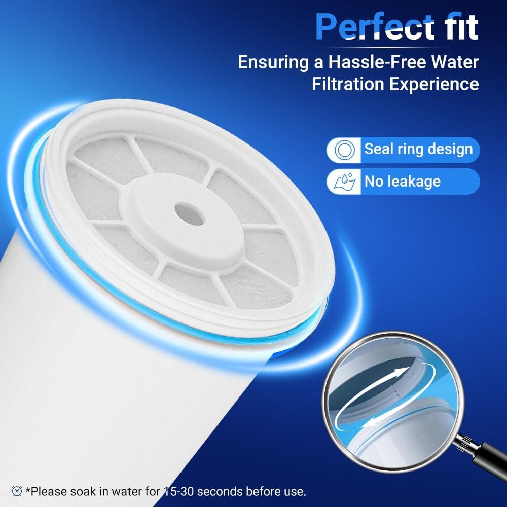 Filtro de Agua DESENRUIS Compatible Jarra Zero - Paquete de 6