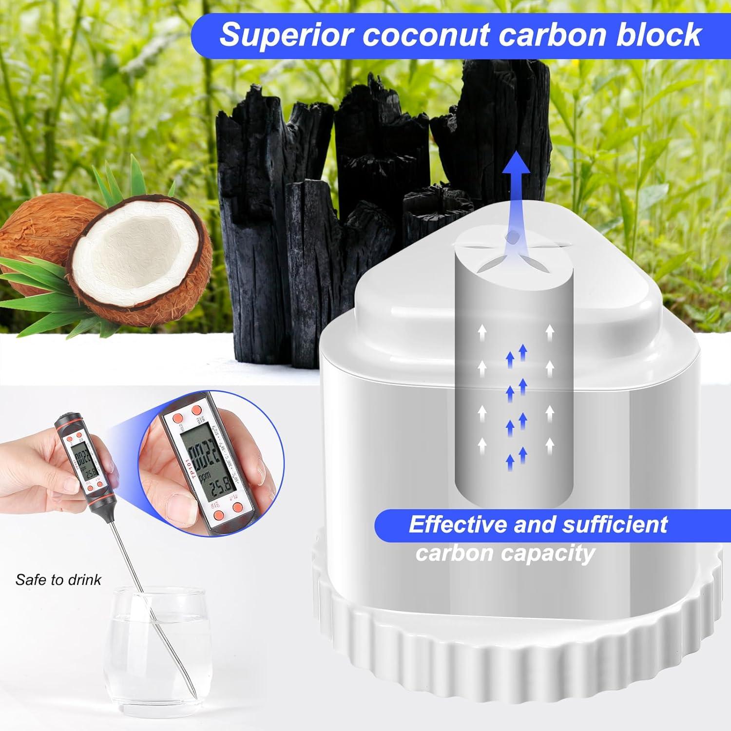 Paquete de 4 Filtros de Agua Linsuely para Jarra EPIC 567L