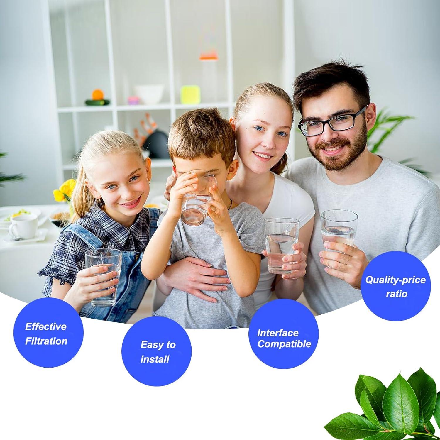 Paquete de 4 Filtros de Agua Linsuely para Jarra EPIC 567L