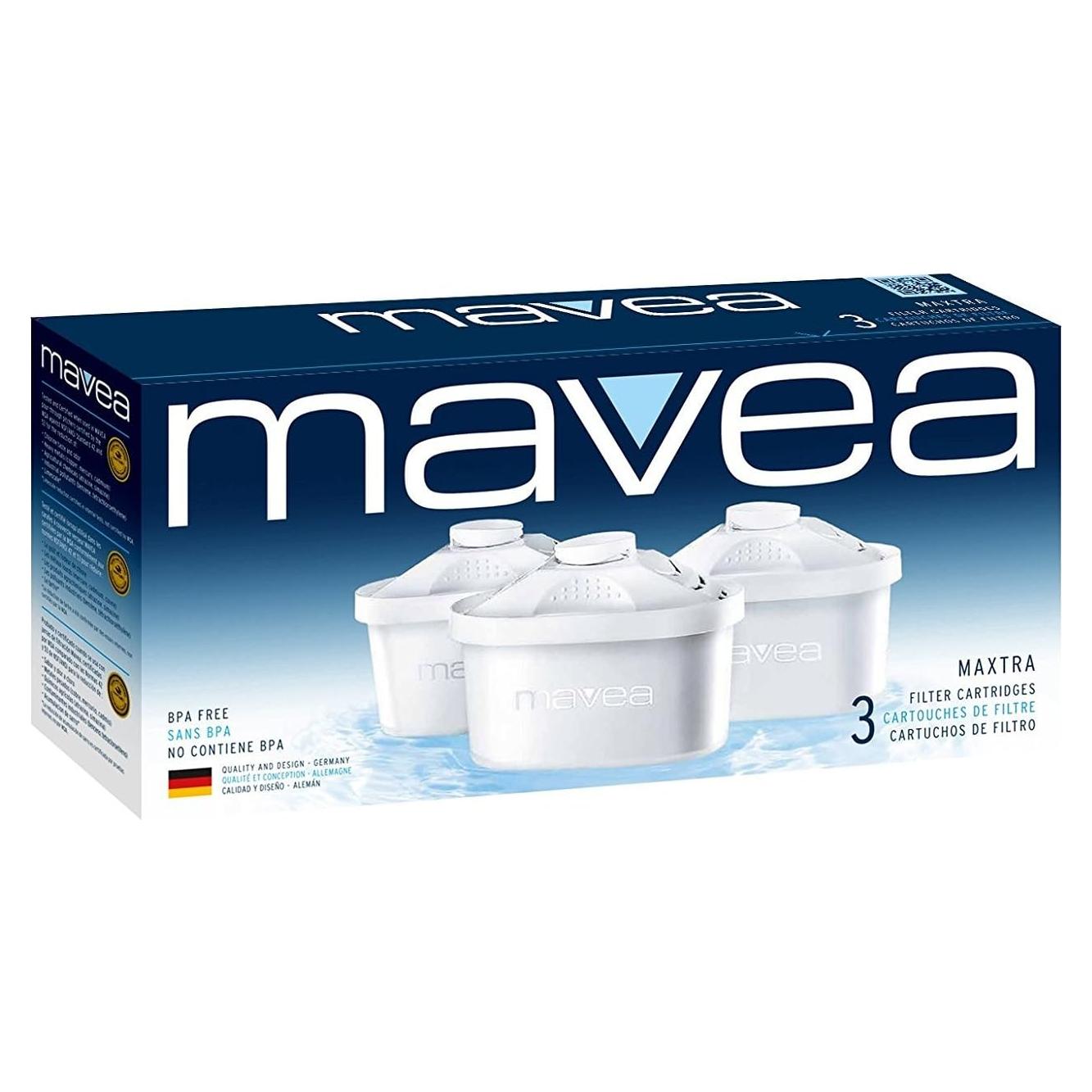 Filtro de Agua MAVEA Maxtra - Paquete de 3 Unidades, 357g