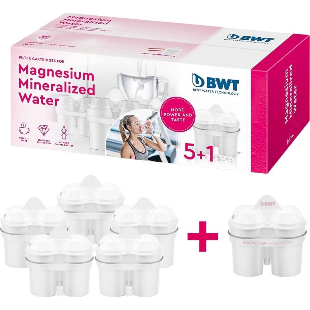 Filtro de Agua Mineralizado BWT Mg2+ - Paquete de 6 Cartuchos