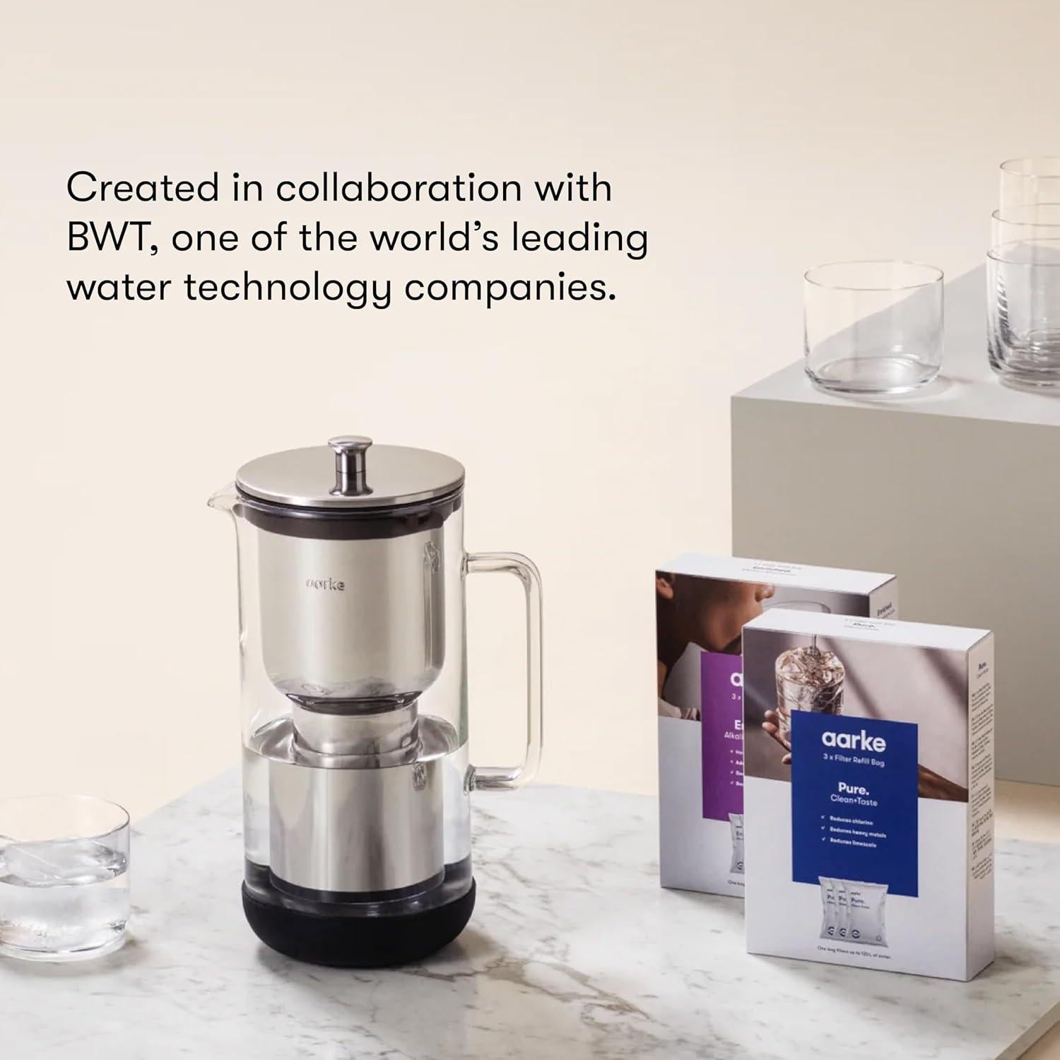 Filtro Granulado aarke - Recarga Ecológica pH Alcalino (3 Unidades)