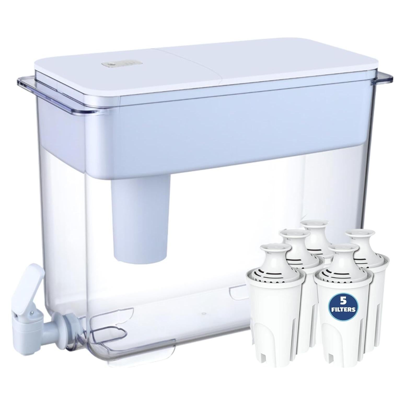 Jarra de Filtro de Agua Joey'z 30 Tazas con 5 Filtros y Recordatorio