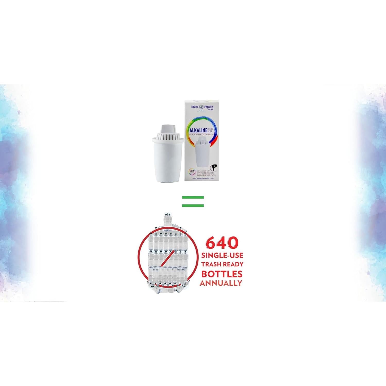 Cartucho Filtro Reemplazo Alcalino New Wave Enviro 64 Galones
