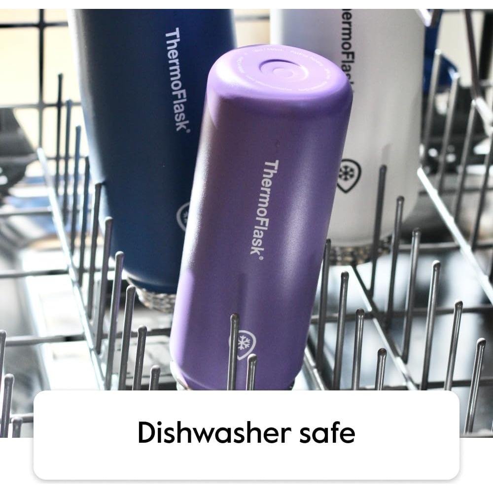 Juego de 2 Botellas de Agua ThermoFlask 710 ml Aisladas Doble Pared