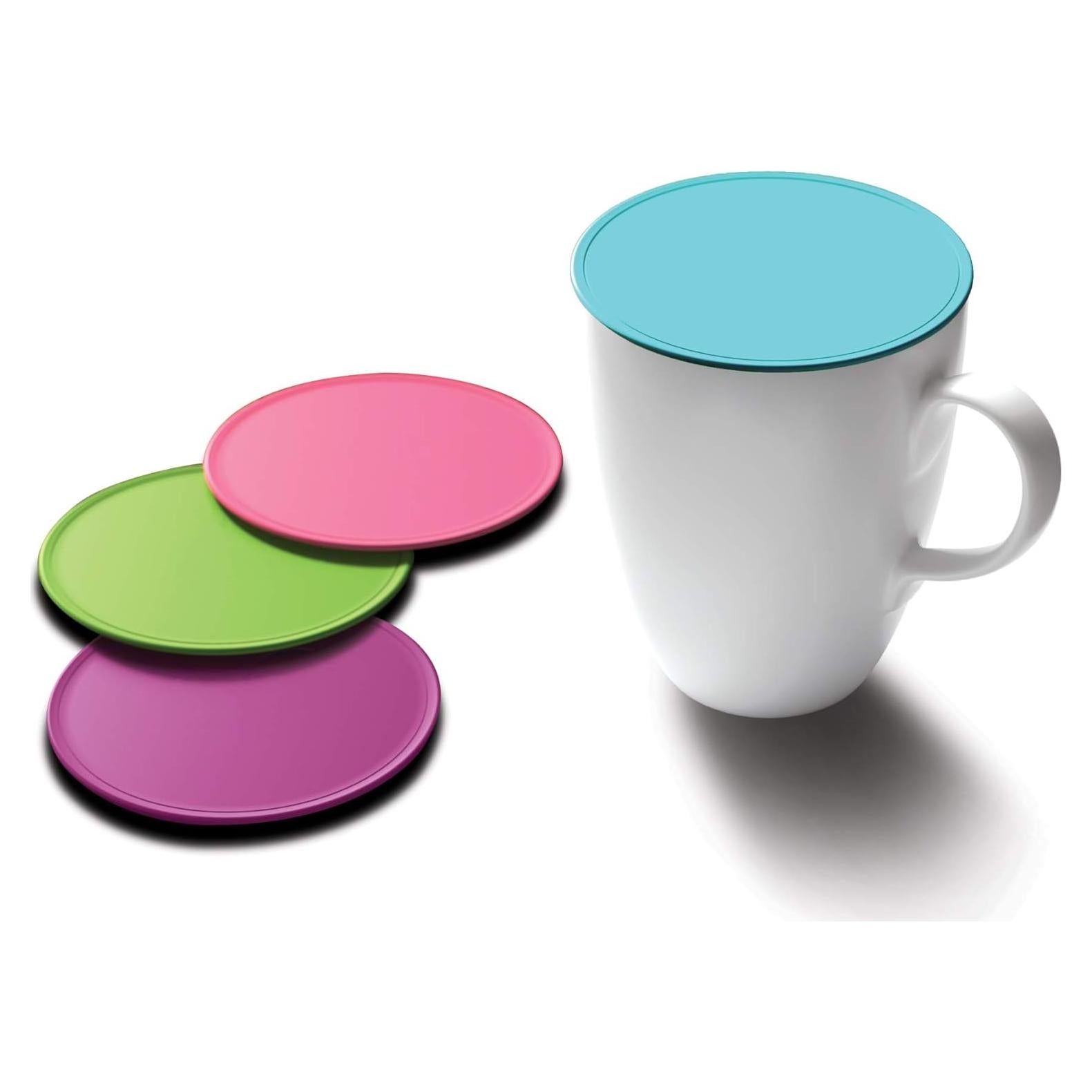 Tapa de Silicona Coverware para Tazas - 4 Piezas - Verano Aplastante
