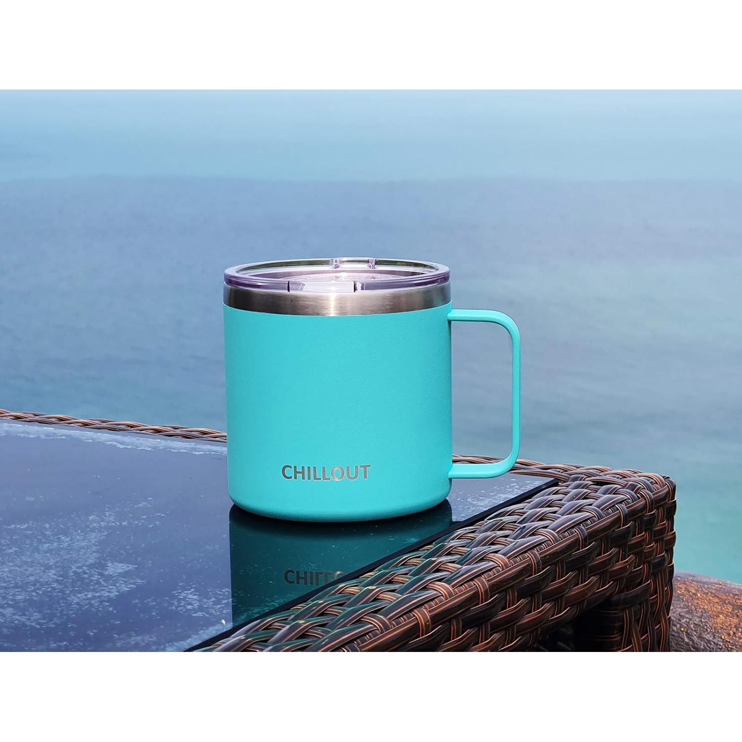 Taza Térmica CHILLOUT LIFE 16 oz Acero Inoxidable Azul