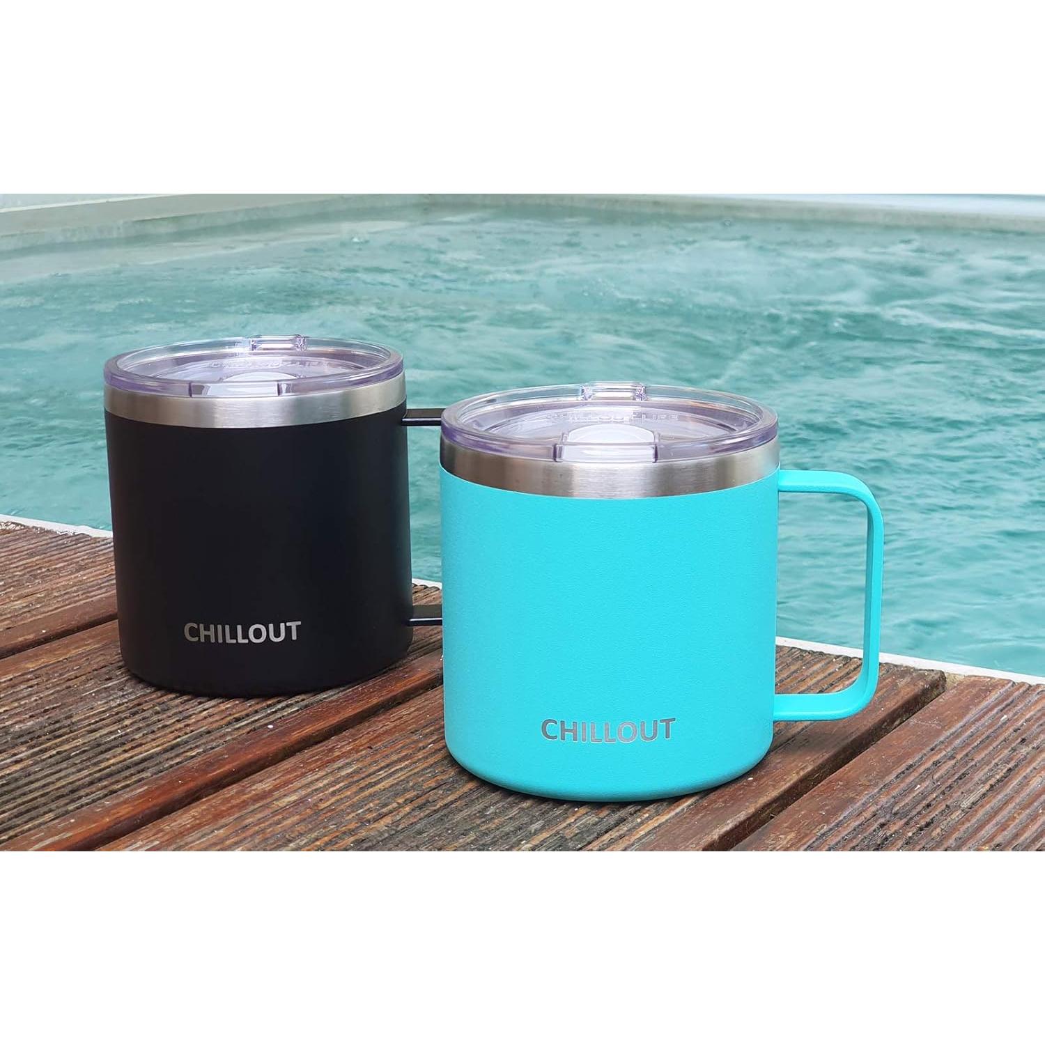 Taza Térmica CHILLOUT LIFE 16 oz Acero Inoxidable Azul