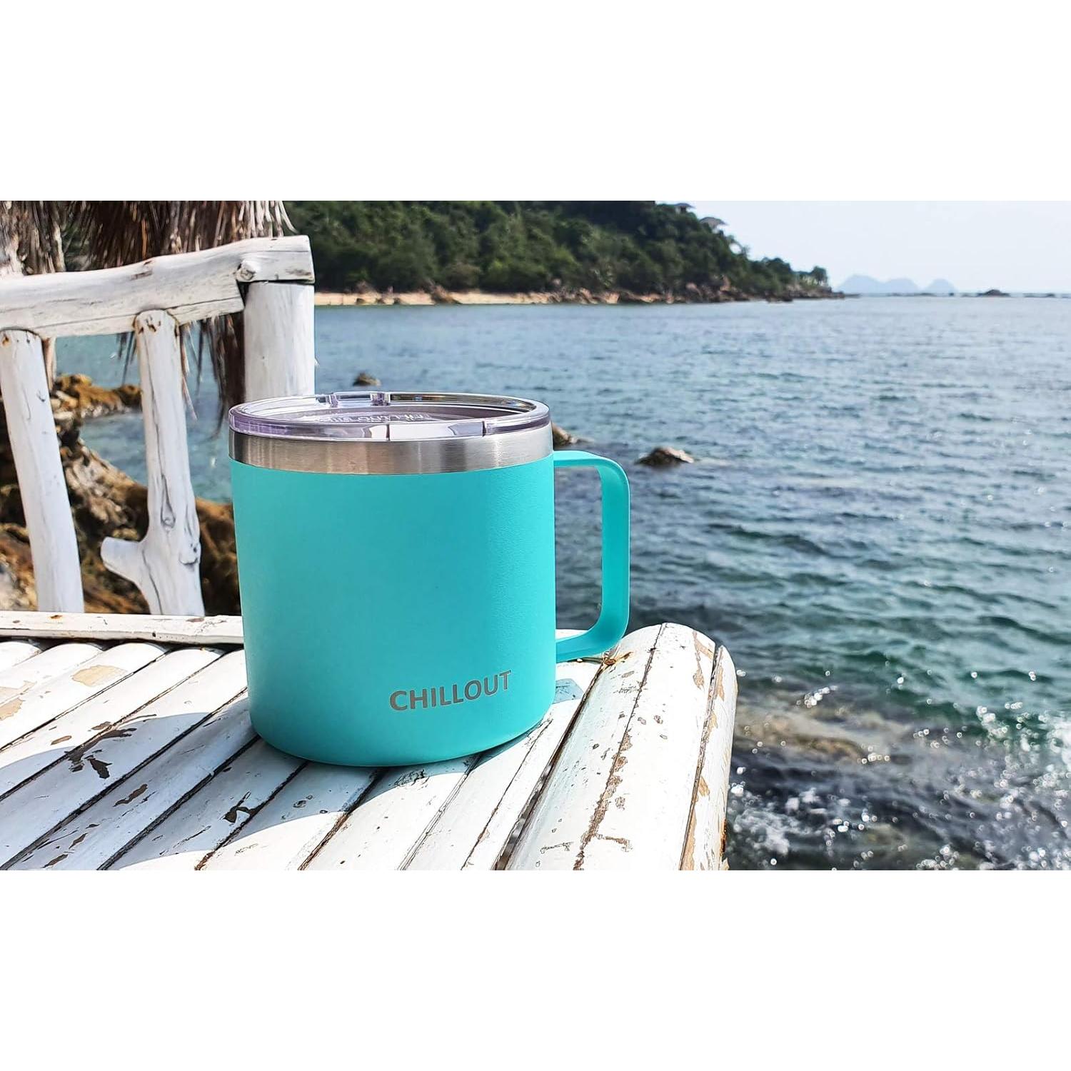 Taza Térmica CHILLOUT LIFE 16 oz Acero Inoxidable Azul