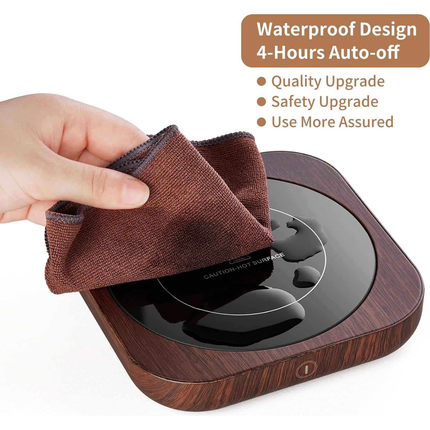 Calentador de Tazas DOPUDO Marrón con Apagado Automático