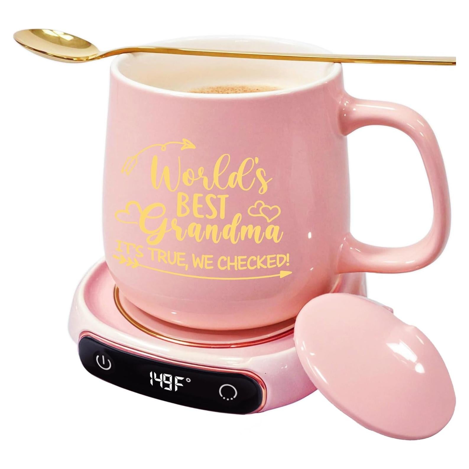 Calentador de Taza Eléctrico Dolficy con Taza para Abuela