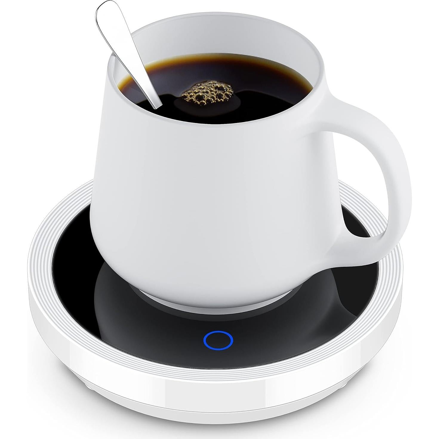 Calentador de Taza Apwche Blanco con Sensor de Gravedad 55°C