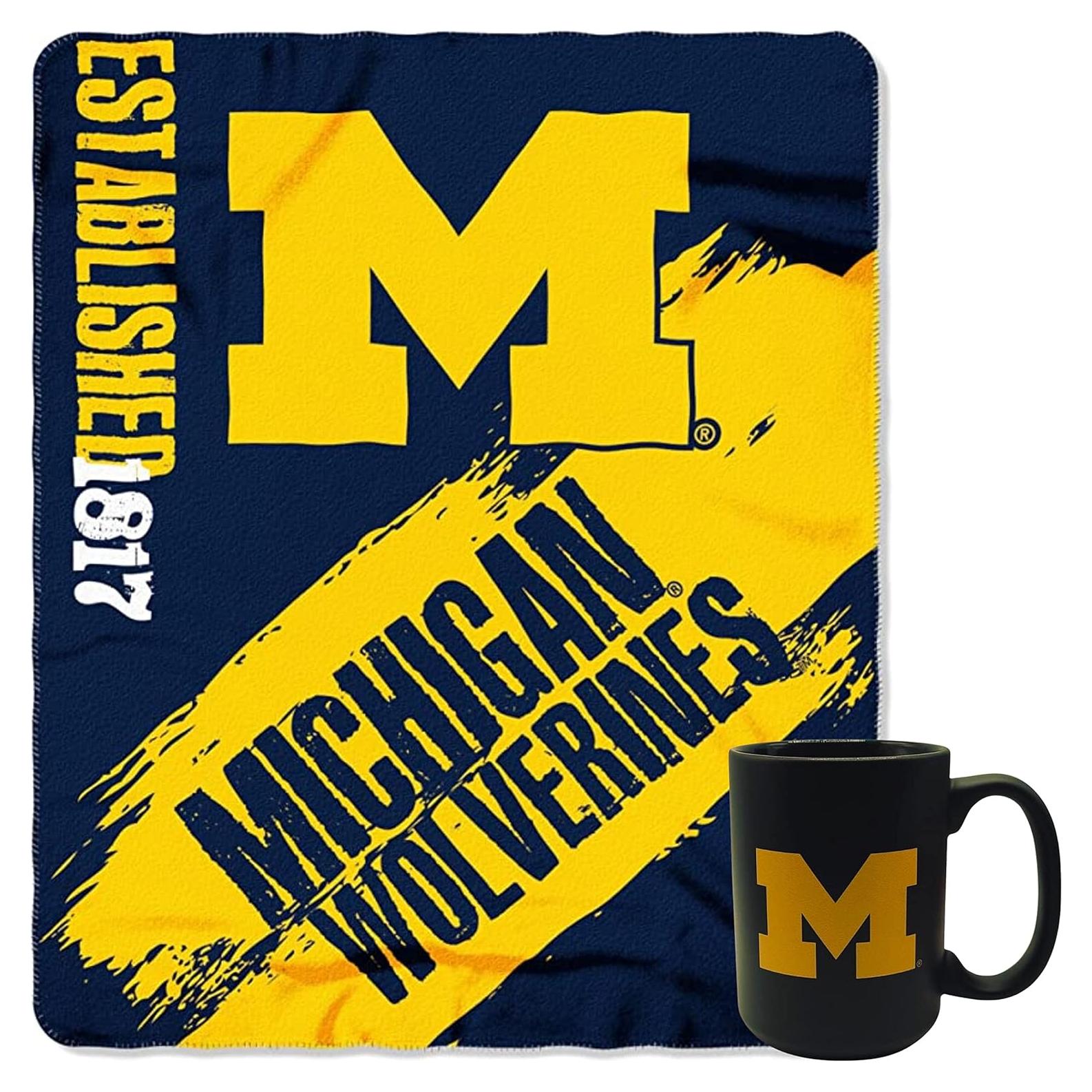 Paquete Manta y Taza de Café Boelter Michigan Wolverines