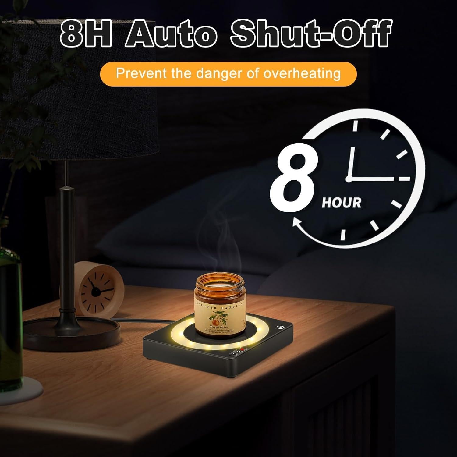 Calentador de Tazas 3 en 1 AUDRWALL con Cargador Inalámbrico 15W